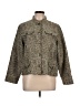 Chico's Animal Print Gold Jacket Size L - photo 1