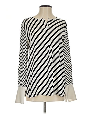 Emerson Fry Long Sleeve Silk Top (view 1)