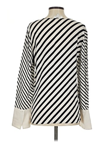 Emerson Fry Long Sleeve Silk Top (view 2)