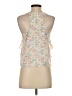 I Love H81 100% Polyester Ivory Sleeveless Blouse Size S - photo 2