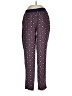 Olive and Oak 100% Polyester Hearts Purple Casual Pants Size M - photo 1