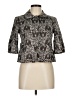 Saks Fifth Avenue Paisley Silver Jacket Size 6 - photo 1