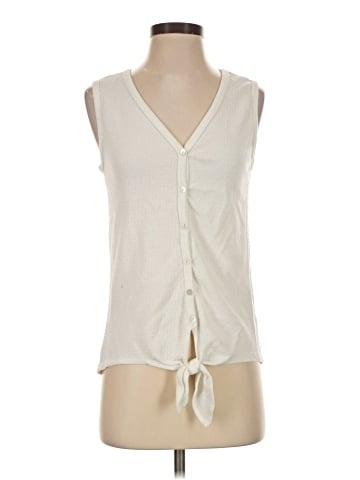 Green Envelope Sleeveless Blouse (view 1)