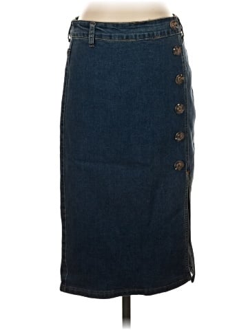 One 5 One Denim Skirt (view 1)