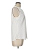 Market and Spruce 100% Polyester White Sleeveless Blouse Size L - photo 4