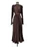 L'IDÉE 100% Polyester Brown Cocktail Dress Size 4 - photo 1