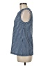 Ann Taylor LOFT Blue Sleeveless Blouse Size M (petite) - photo 5