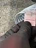 Unbranded 100% Polyester Stripes Blue Casual Pants Size M - photo 8