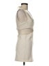 Bydee Ivory Tan Cocktail Dress Size M - photo 4