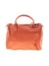 FURLA 100% Leather Solid Orange Leather Satchel One size - photo 1