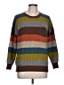 Davi & Dani Stripes Brown Pullover Sweater Size L - photo 1