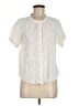 Splendid Ivory Short Sleeve Blouse Size M - photo 1