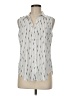 Ann Taylor 100% Polyester Ivory Sleeveless Blouse Size M (petite) - photo 1