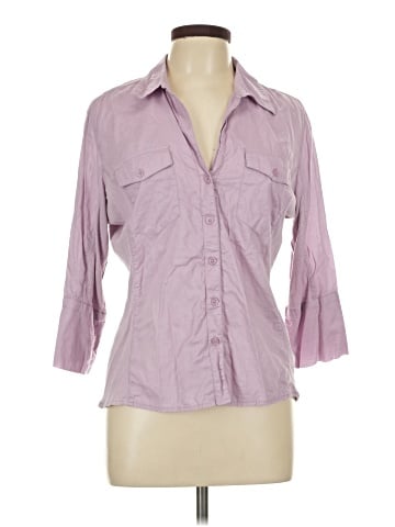 Caribbean Joe 3/4 Sleeve Button-Down Shirt (view 1)