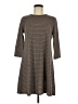 Rolla Coster Stripes Gray Casual Dress Size M - photo 1