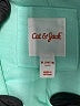 Cat & Jack 100% Polyester Solid Teal Raincoat Size 14 - photo 3