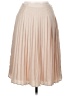 Ann Taylor 100% Polyester Solid Tan Formal Skirt Size 6 - photo 1