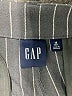Gap Stripes Gray Dress Pants Size 12 (tall) - photo 7