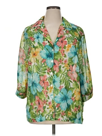 Cathy Daniels 3/4 Sleeve Blouse (view 1)