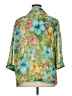 Cathy Daniels 100% Polyester Tropical Green 3/4 Sleeve Blouse Size 1X - photo 2