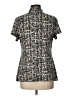 NY Collection Gray Short Sleeve Blouse Size L - photo 2