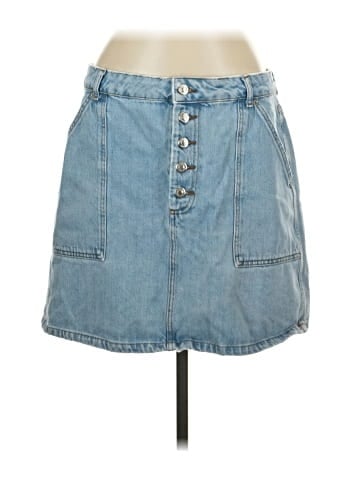 Topshop Denim Skirt (view 1)