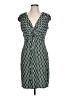 Laundry by Shelli Segal Chevron-herringbone Green Casual Dress Size 12 - photo 1