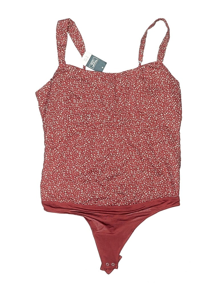Abercrombie & Fitch Bodysuit In Burgundy