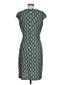 Laundry by Shelli Segal Chevron-herringbone Green Casual Dress Size 12 - photo 2