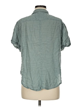 Olivaceous Short Sleeve Button-Down Shirt (view 2)