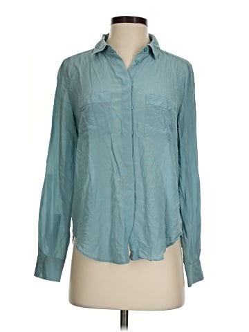 Ann Taylor Long Sleeve Button-Down Shirt (view 1)