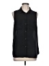 Apt. 9 100% Polyester Black Sleeveless Blouse Size L - photo 1