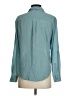 Ann Taylor Teal Long Sleeve Button-Down Shirt Size S - photo 2