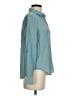 Ann Taylor Teal Long Sleeve Button-Down Shirt Size S - photo 4