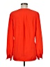 Rag & Bone 100% Silk Orange Long Sleeve Silk Top Size M - photo 2