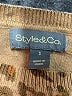 Style&Co Animal Print Brown Long Sleeve Top Size S - photo 7