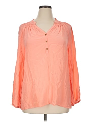 Lilly Pulitzer Long Sleeve Silk Top (view 1)