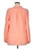 Lilly Pulitzer 100% Silk Orange Long Sleeve Silk Top Size XL - photo 2