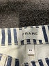 FRAME 100% Cotton Stripes Blue Shorts Size 24 waist - photo 3