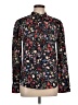 Brooklyn Industries 100% Polyester Floral Black Long Sleeve Blouse Size L - photo 1