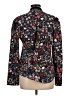 Brooklyn Industries 100% Polyester Floral Black Long Sleeve Blouse Size L - photo 2