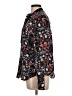 Brooklyn Industries 100% Polyester Floral Black Long Sleeve Blouse Size L - photo 5