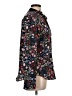 Brooklyn Industries 100% Polyester Floral Black Long Sleeve Blouse Size L - photo 4