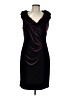 Adrianna Papell Burgundy Cocktail Dress Size 12 - photo 1