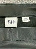 Gap 100% Polyester Black Faux Leather Skirt Size XXL - photo 4