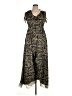 L'Agence Animal Print Black Casual Dress Size XL (4) - photo 1