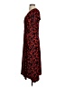 Perceptions Floral Red Casual Dress Size S - photo 5