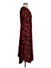 Perceptions Floral Red Casual Dress Size S - photo 4