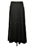 Robert Louis Chevron-herringbone Black Formal Skirt Size L - photo 2