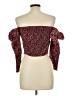 Zara Red 3/4 Sleeve Blouse Size L - photo 2